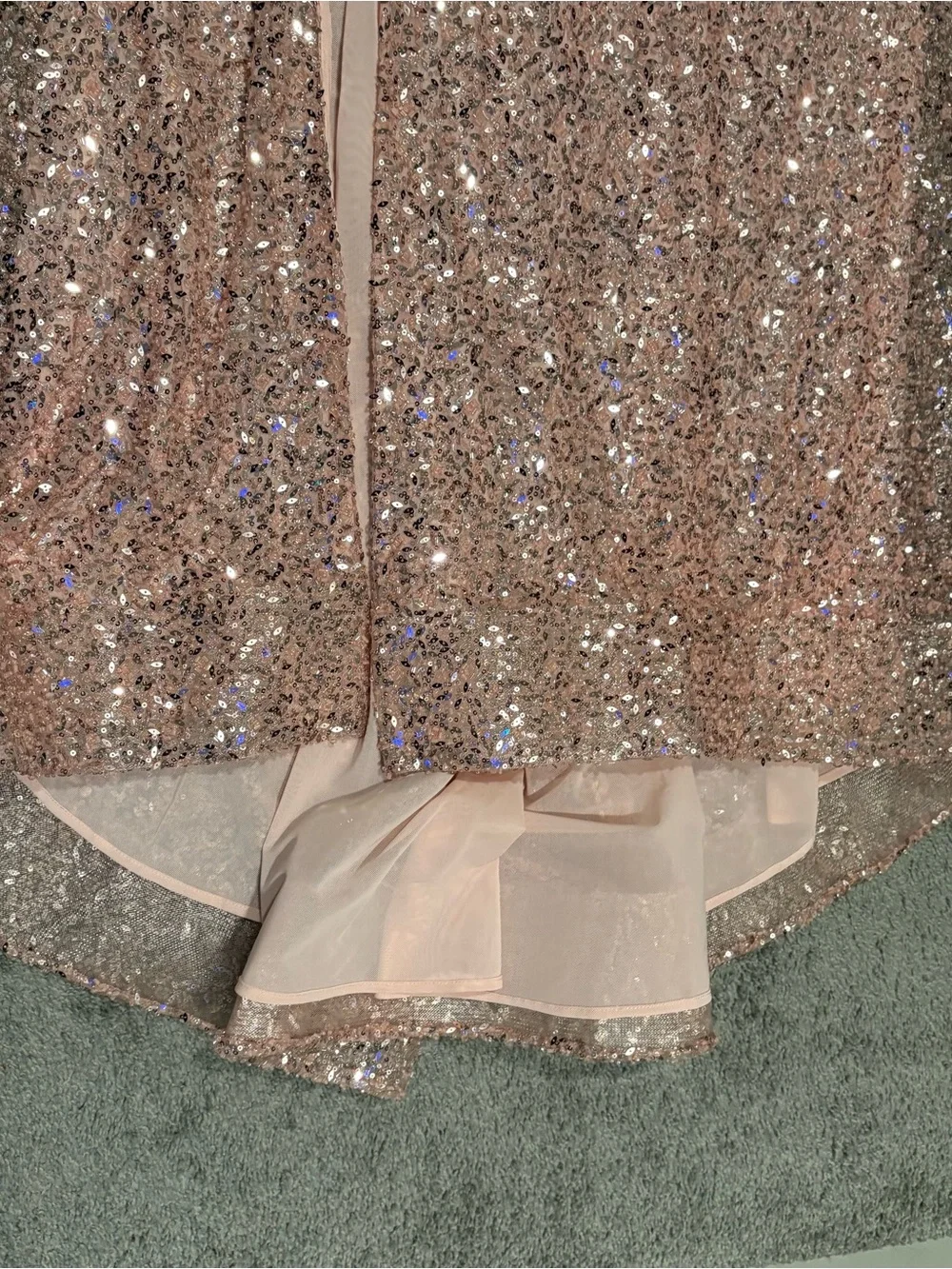 Portia And Scarlett New Sequin Embellished Fitted Gown Size 12 - Picture 8 of 16